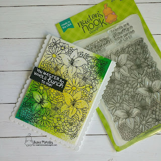 You Matter a card by Diane Morales | Blooming Botanicals Stamp Set by Newton Nook Designs.