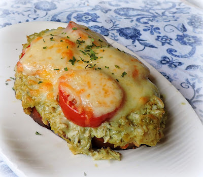 Parmesan Pesto Tuna Melt