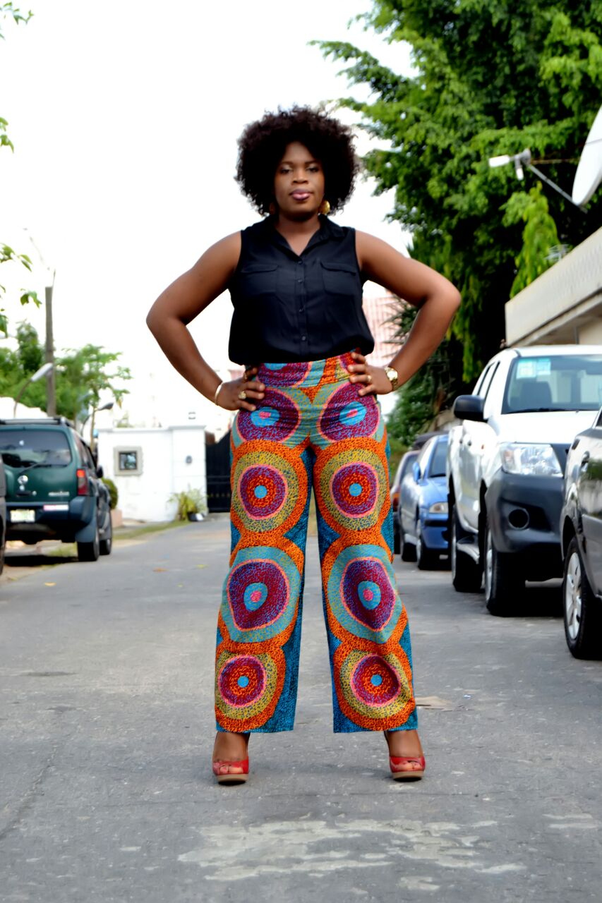Style with Ama Glamz: DIY/OOTD: The Multi-Colour Circle Designs Wide ...