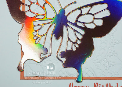 Heart's Delight Cards, Piece of Cake, Butterfly Beauty Thinlits, Birthday Card, Lace Dynamic TIEF, Butterflies, Stampin' Up!, Occasions 2019, 