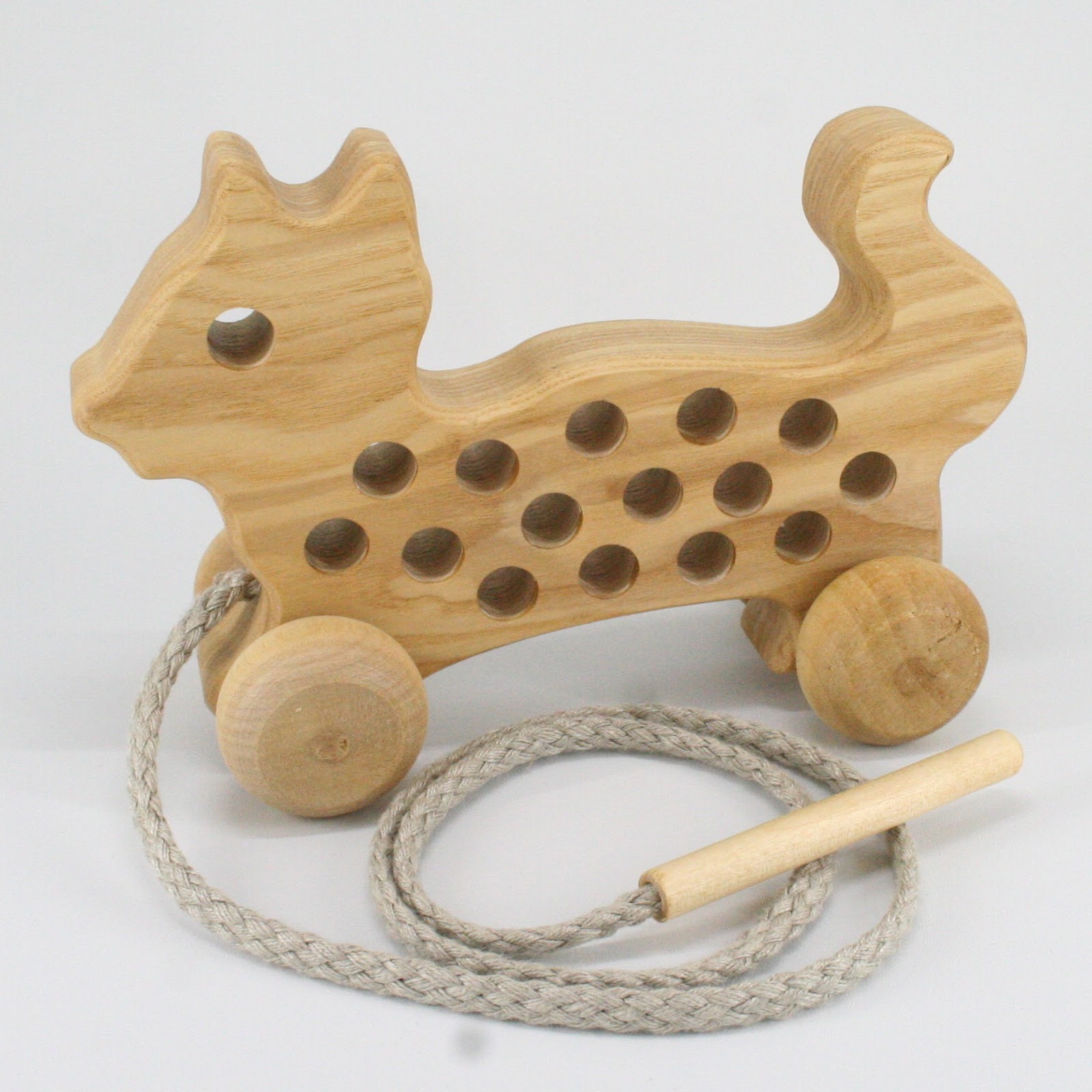 Lotes Wooden Toys Family Threading Toys 2