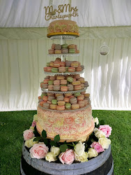 cake macarons velvet stand near sam laura cottage kitchen 1st