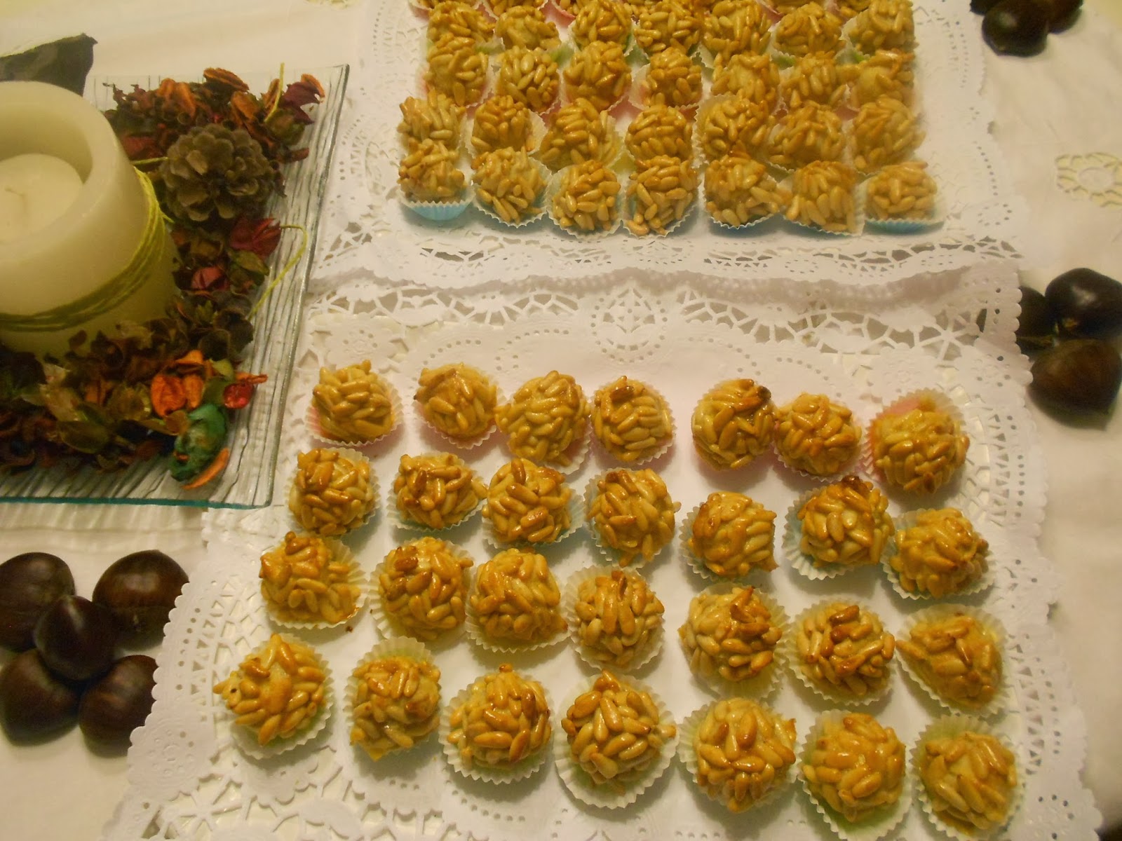 Panellets, castanyes, moniatos .... i trucs