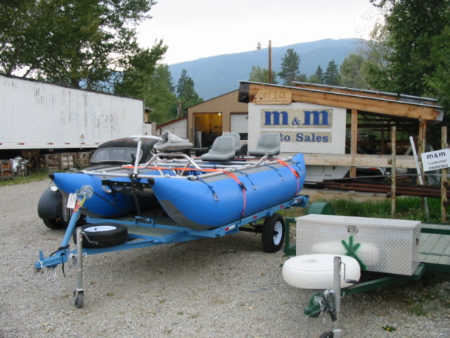 m&m Trailer raft atv