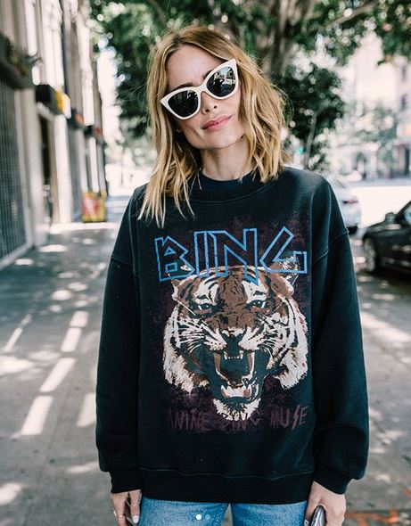 tiger sweatshirt anine bing