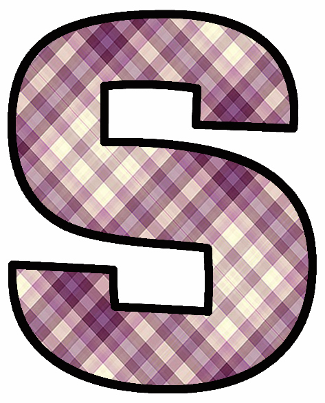 ArtbyJean - Paper Crafts: ALPHABETS ONLY IN PLAID - Set A18 - Maroon ...