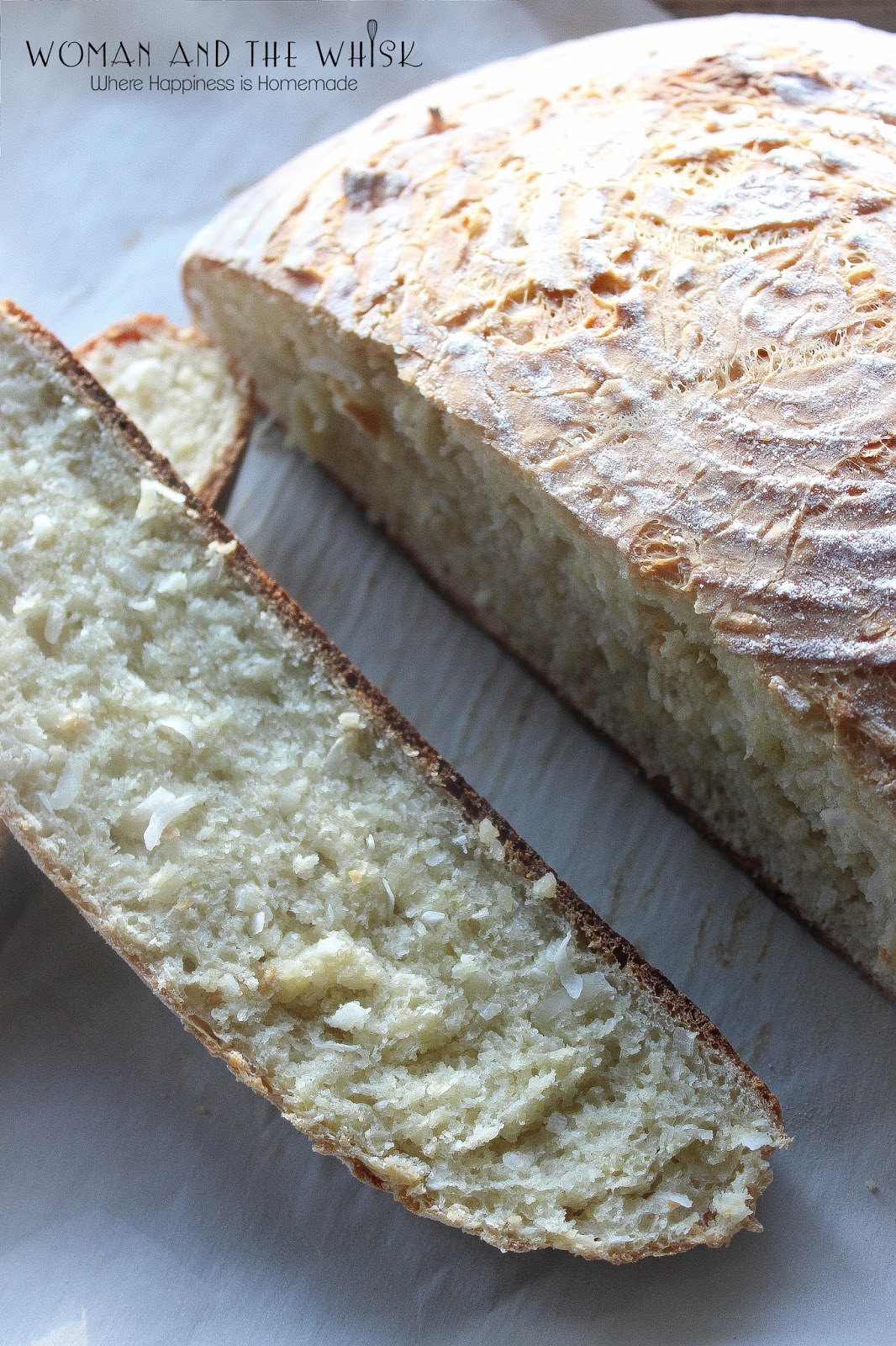 Woman and the Whisk Bahamian Coconut Bread
