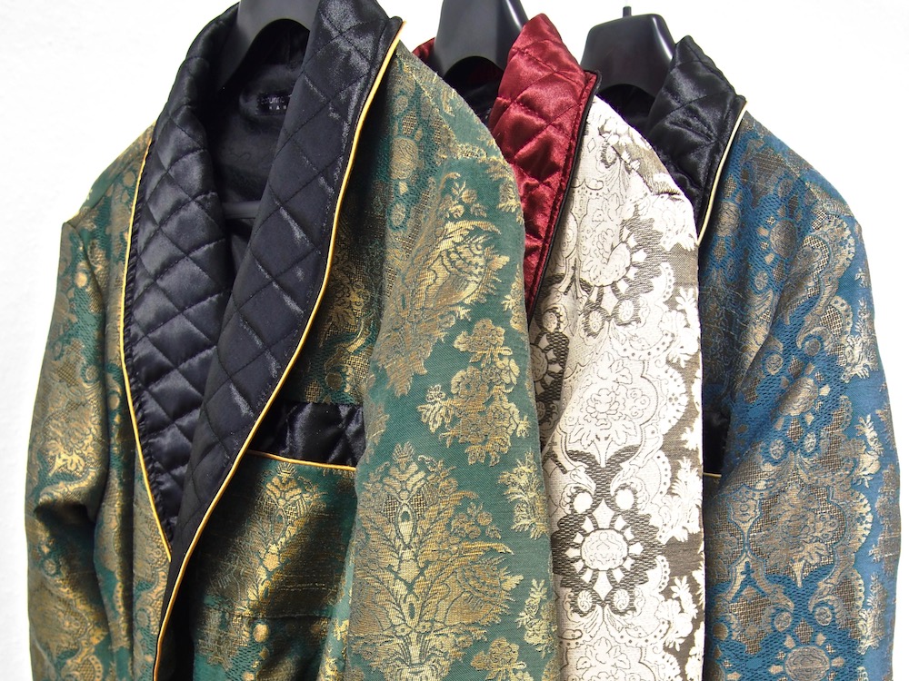 Gentleman's Quilted Silk Robe