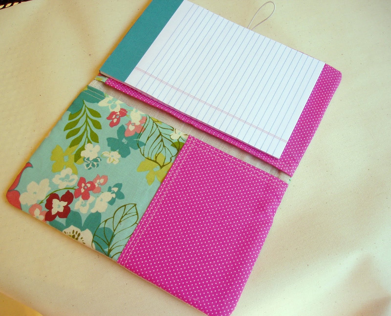 Ooh Leela! Fabric notepad cover