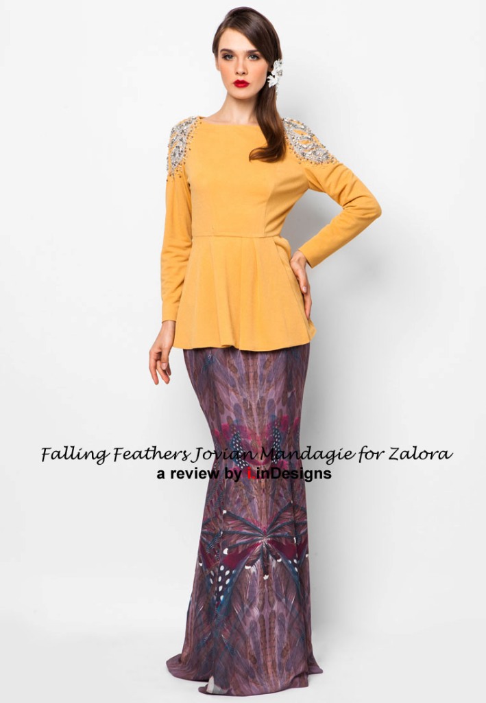 Falling Feathers by JM for Zalora Awesome Baju Hari Raya Design - Irsah ...