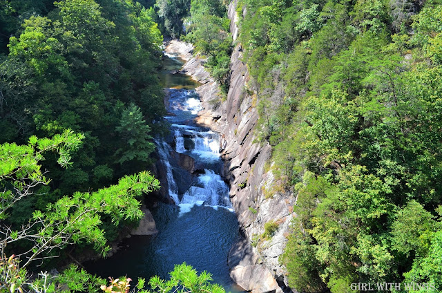 Scenic View of Tallulah Waterfalls.