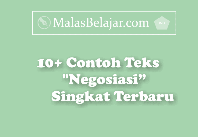 Contoh Cerita Singkat Negosiasi - Contoh Soal2