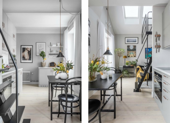 Decoración Fácil: Los techos altos la clave para los mini-apartamentos