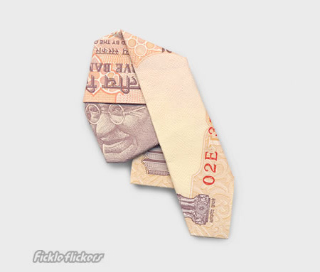 Folded Paper Money