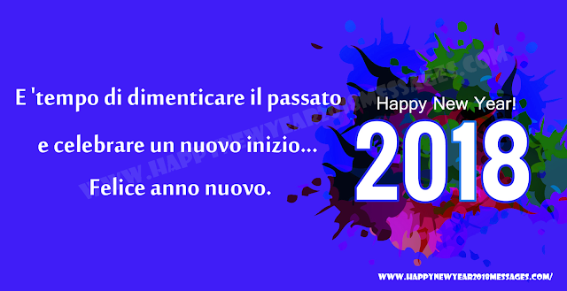 2018 Happy new year messages quotes In Italian Felice Anno Nuovo 2018 Citazioni