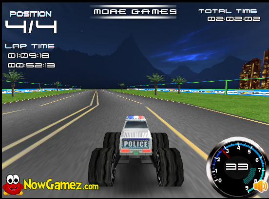 3D Police Monster Trucks