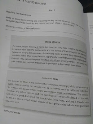 English proficiency essay exam