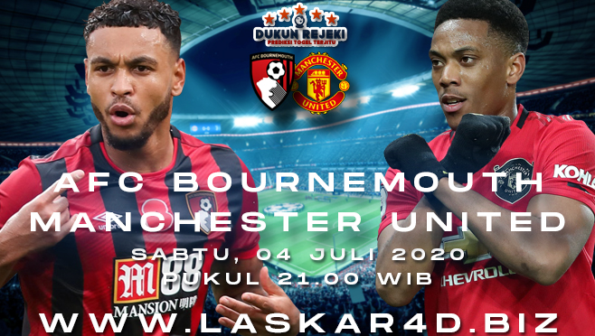 Prediksi Bola Manchester United vs AFC Bournemouth Sabtu 04 Juli 2020