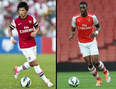 Ryo Miyaichi and Semi Ajayi left Arsenal
