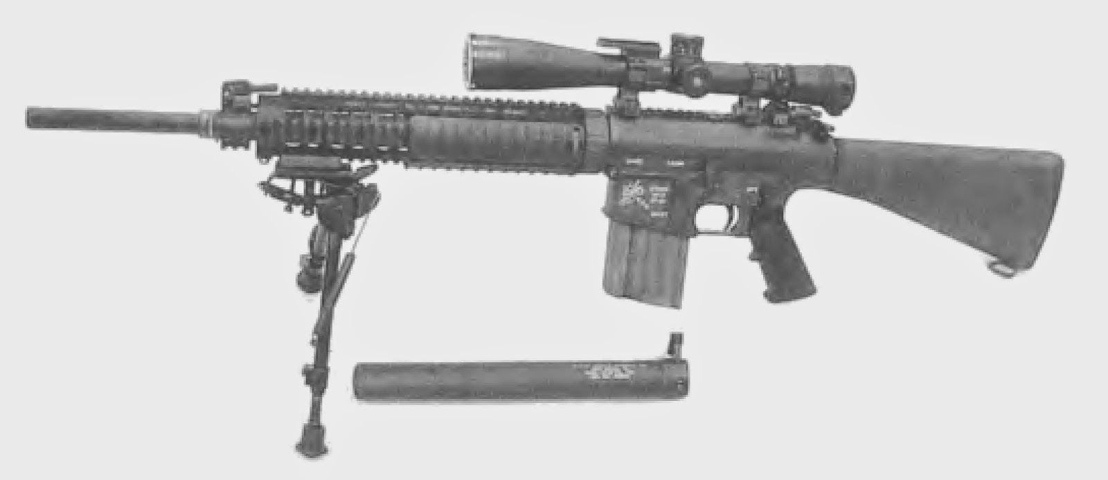 Версия Mk 11 Mod 0 винтовки SR-25.