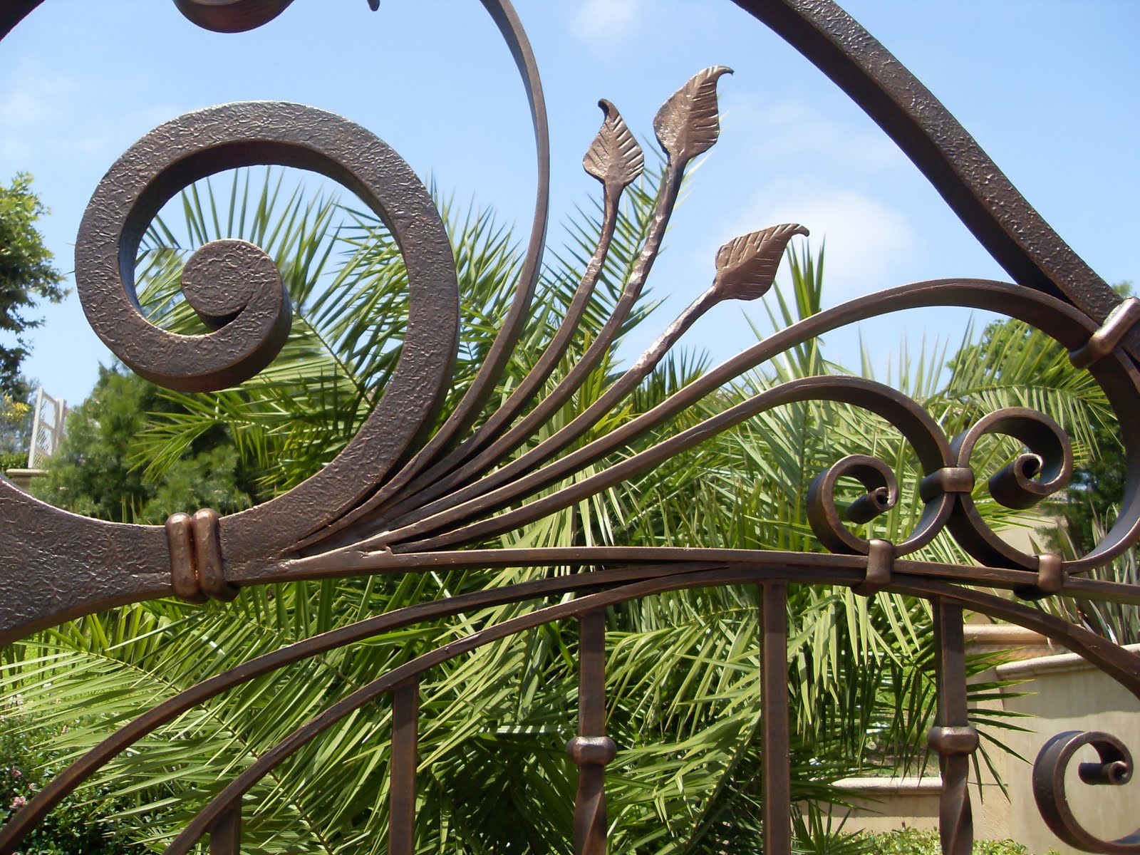 Wrought Iron Maiden Oil Rubbed Bronze Gates