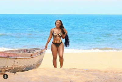SA TV personality, Boity Thulo is not done steaming up Instagram in sexy bikini