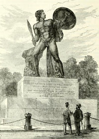 Statue of Achilles, Hyde Park  from Old and New London by E Walford (1878)