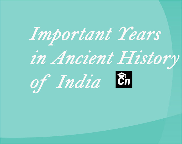 Important Years in Ancient History of India Important Years in Ancient History of India, Careerneeti.com Logo