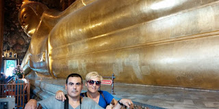 Bangkok, Templo de Wat Pho. Buda Reclinado. Bangkok, Templo de Wat Pho. Buda Reclinado.