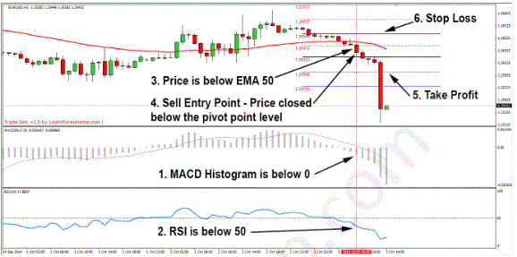 Pivot Points Levels Day Trading Strategy