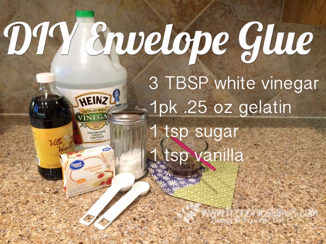 DIY Envelop Glue, Seal Envelope, Frenchiestamps,