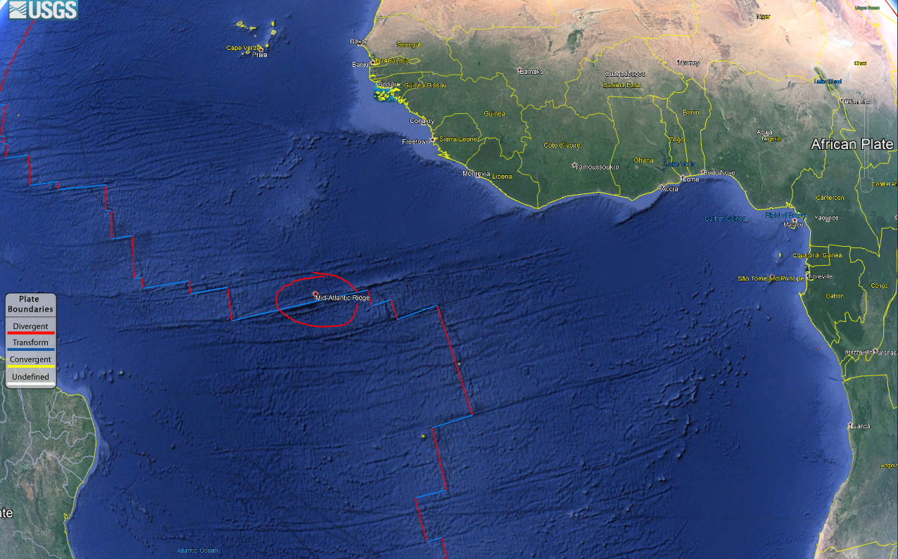 MidAtlantic Ocean Ridge
