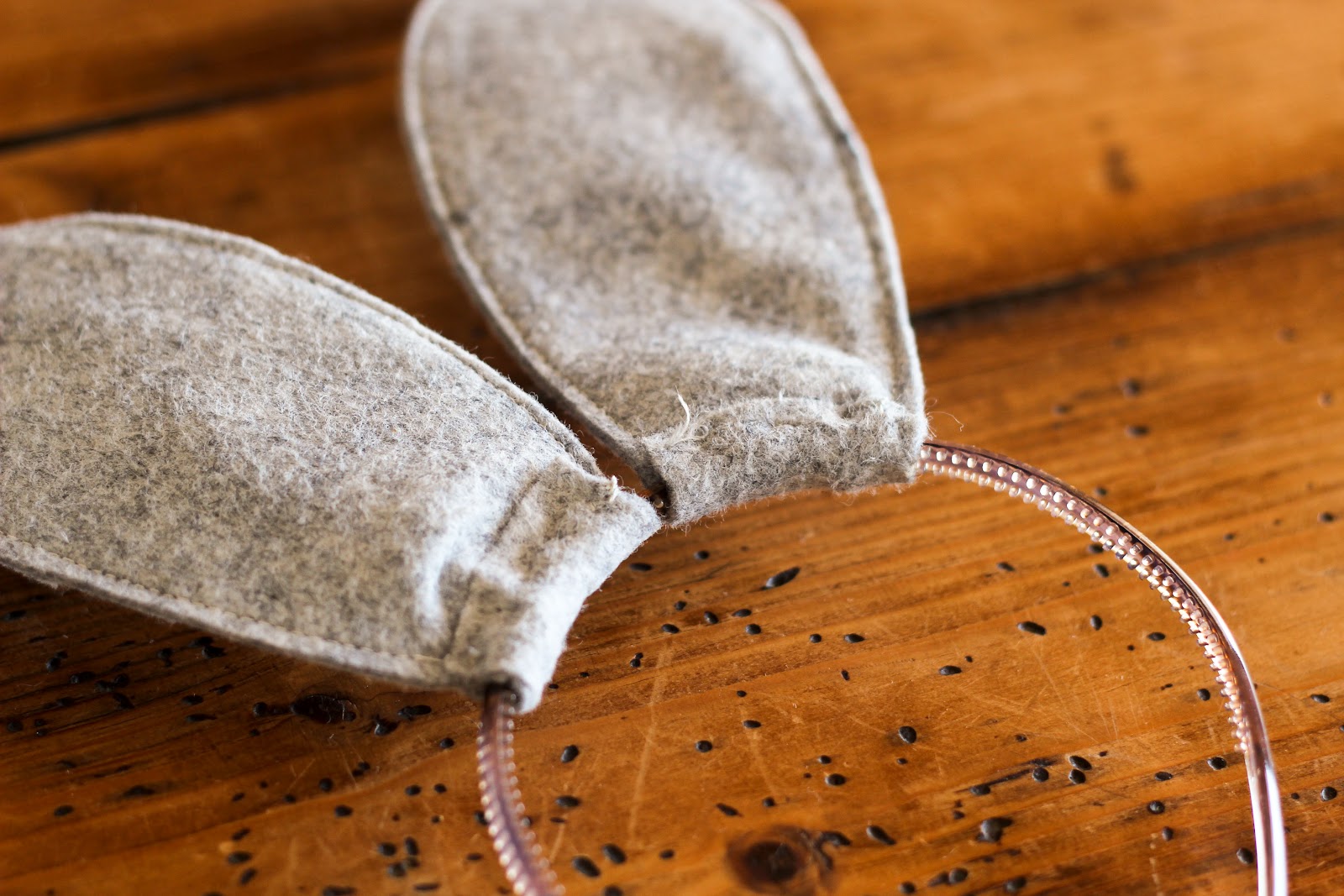 Finley and Oliver DIY Felt Bunny Ears