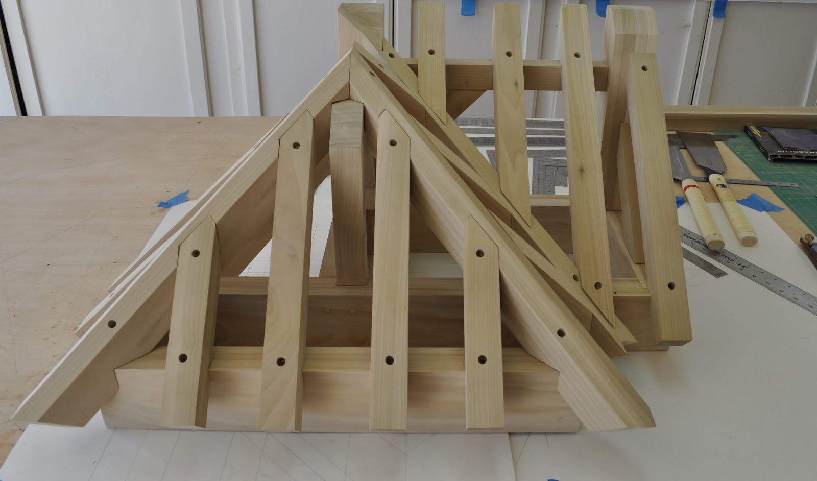 Roof Framing Geometry Square Cut Tenon Jack Rafters