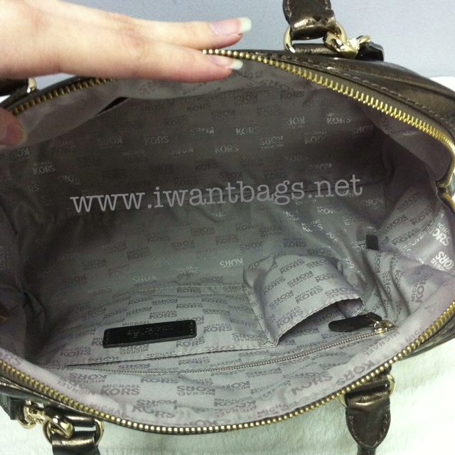 Michael Kors Bowling Bag Gold