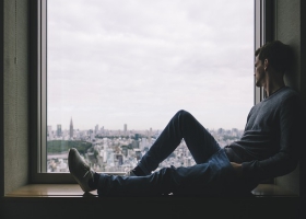 Loneliness in modern cities. Loneliness in modern cities.