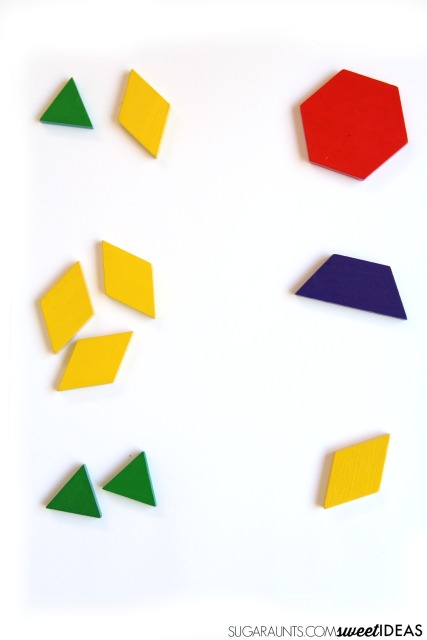 How to use tangrams to improve visual perception skills needed for reading, writing, and functional skills.