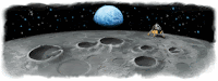 Google recuerda el aniversario de la llegada del hombre a la luna
