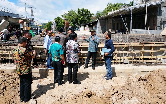 Plt.Nanang ErmantoTinjau Persiapan Cor Beton Jembatan Patriot, Ditarget Selesai Sebelum Idul Fitri.