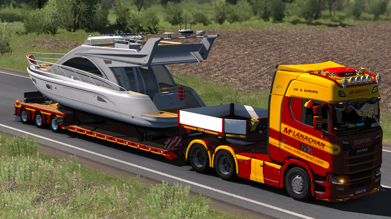 Doll 3 Axle Owned Trailer v 7.5 Euro Truck Simulator 2 Mod World
