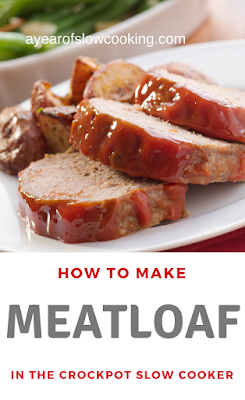 It's super easy to make fool-proof meatloaf in the crockpot slow cooker. You will get moist, delicious meatloaf every time! This gluten free recipe is from the ayearofslowcooking website. I only make meatloaf this way now!