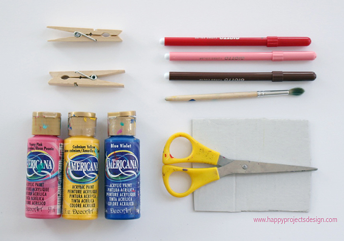 DIY muñecas con pinzas de la ropa