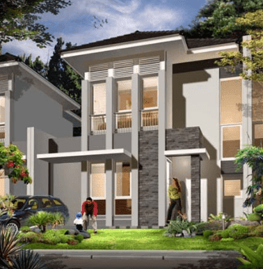 Desain Rumah Minimalis 2 Lantai 6x15 rumah minimalis 2 lantai type 36