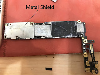 iPhone 6 water damaged metal shield