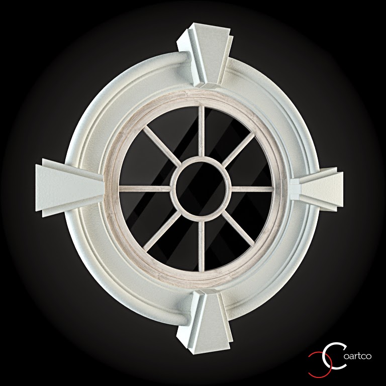 Ornamente Geamuri Rotunde Exterior Cod: WIN-008 Ornamente Geamuri Rotunde Exterior, fatade case cu profile decorative polistiren, profile fatada, Model Cod: WIN-008