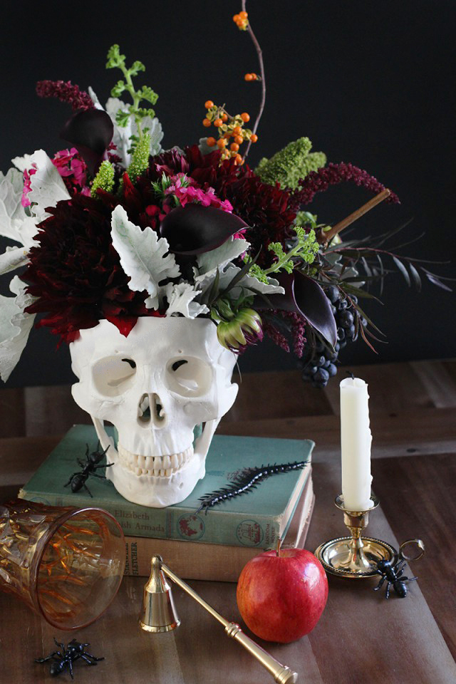 Shivers of Delight Floral Arrangements for the Dead