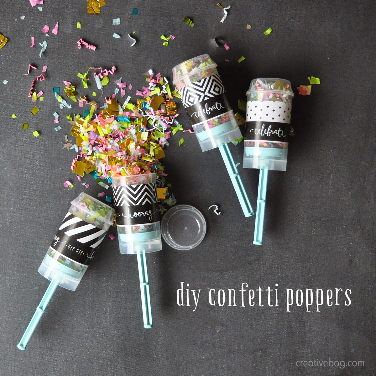 the creative bag blog diy confetti poppers and make your own confetti
