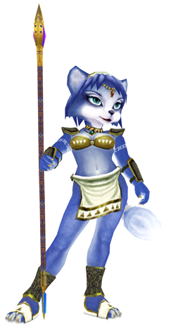 Krystal dans StarFox Adventures Krystal dans StarFox Adventures.