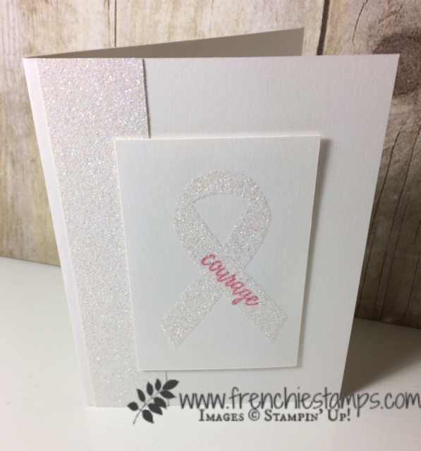 ribbon of courage, Stampin'Up! Frenhie's presentation On Stage 2017