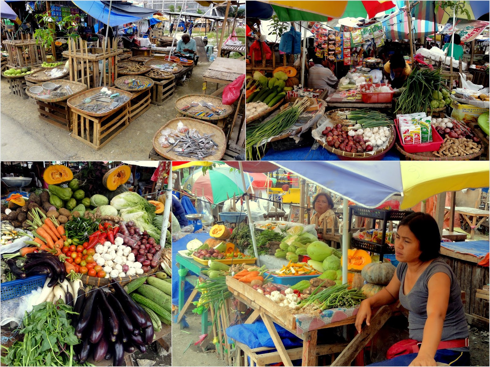 Philippine Local Market The ‘Market Place’ in Minglanilla, Cebu
